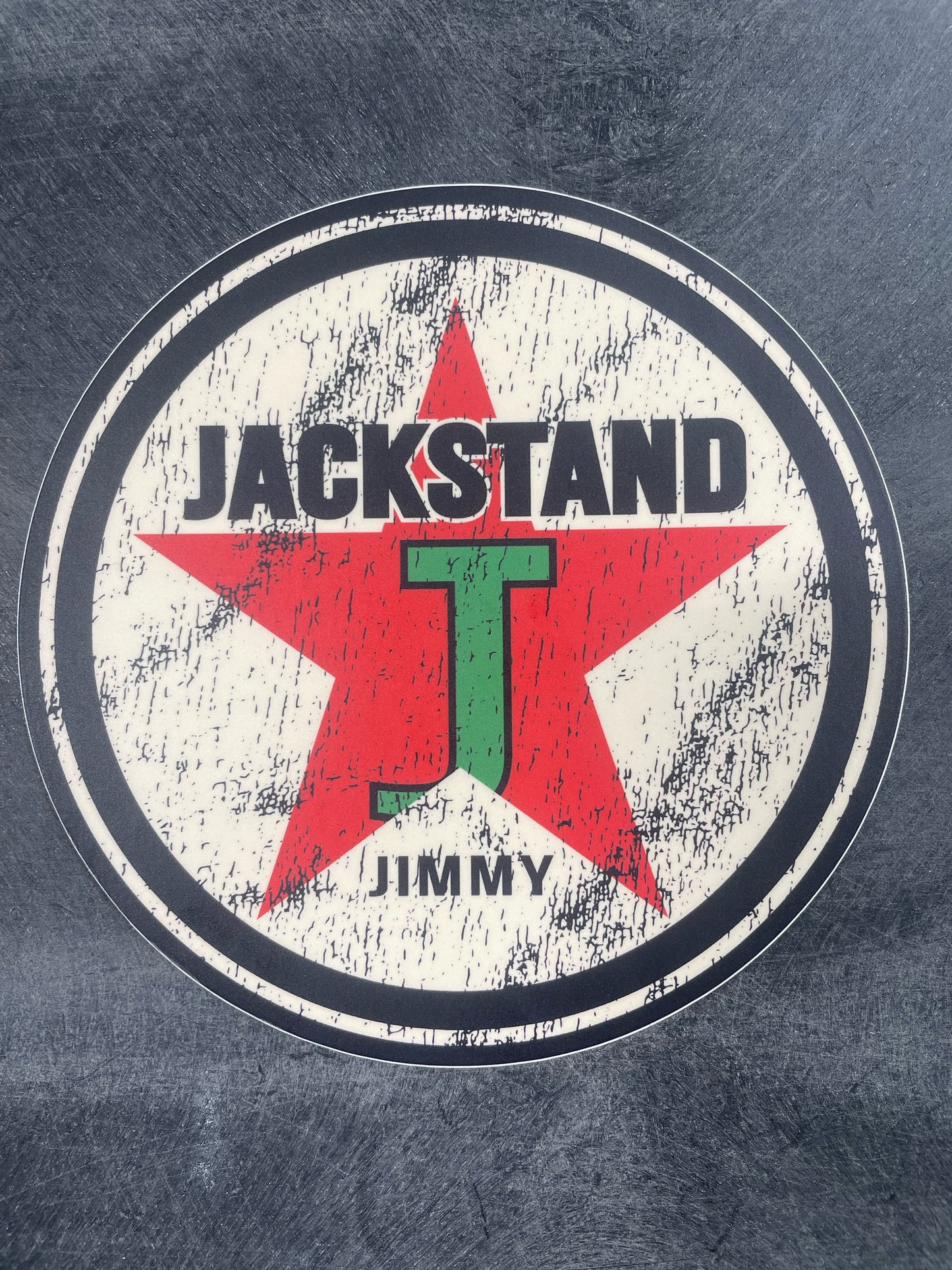 Jackstand Jimmy's Name Sticker